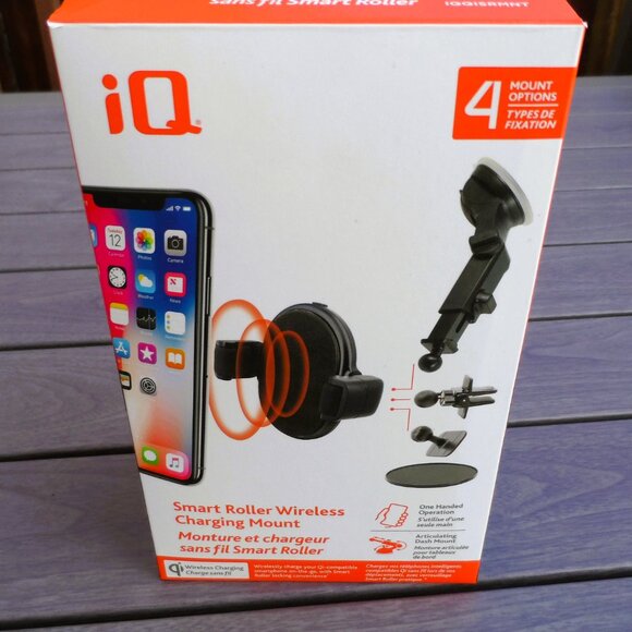 Smart roller wirelees charging mount- $10, NEW - Picture 2 of 7